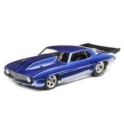 Team Losi Team Losi 69 Camaro 22S Drag Car, BL RTR, Blue: 1/10 2WD