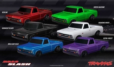 Traxxas Traxxas 1967 Chevrolet C10 Drag Slash - Green Machine 1 Traxxas Traxxas 1967 Chevrolet C10 Drag Slash - Green Machine