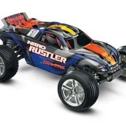 Traxxas Traxxas Nitro Rustler: Blue 1/10-Scale Nitro-Powered 2wd S