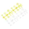 Axial Axial AX80049 LED Lens Set Yellow/Clear (4)
