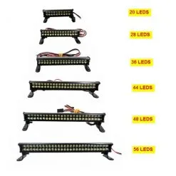 Hi-Performance Products Hi-Performance Products Light Bar, 56 LED, Aluminum Housing