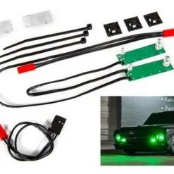 Traxxas Traxxas LED Light Set, Front, Complete (green) (includes L