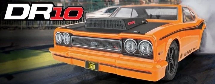 Associated Associated 1/10 DR10 2WD Drag Race Car Brushless RTR, Orange 1 Associated Associated 1/10 DR10 2WD Drag Race Car Brushless RTR, Orange
